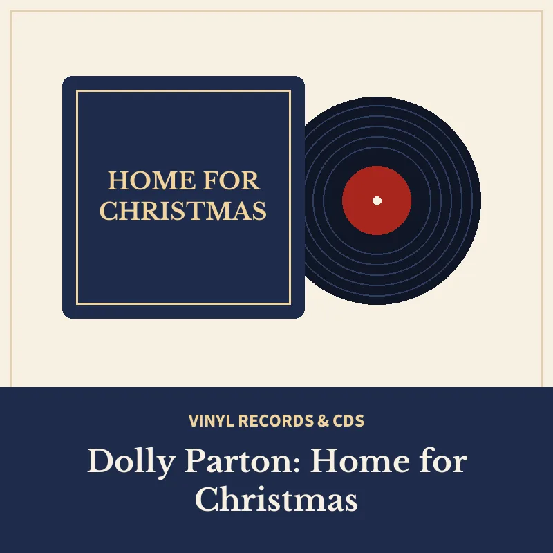 Illustration: Dolly Parton: Home for Christmas (Vinyl)