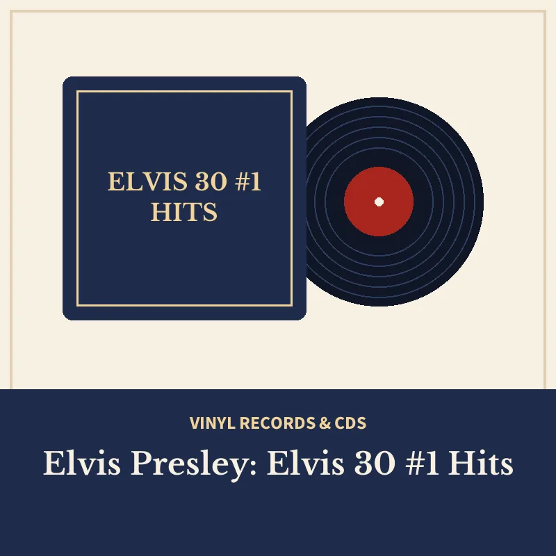 Illustration: Elvis Presley: Elvis 30 #1 Hits (Vinyl, 2 LPs)