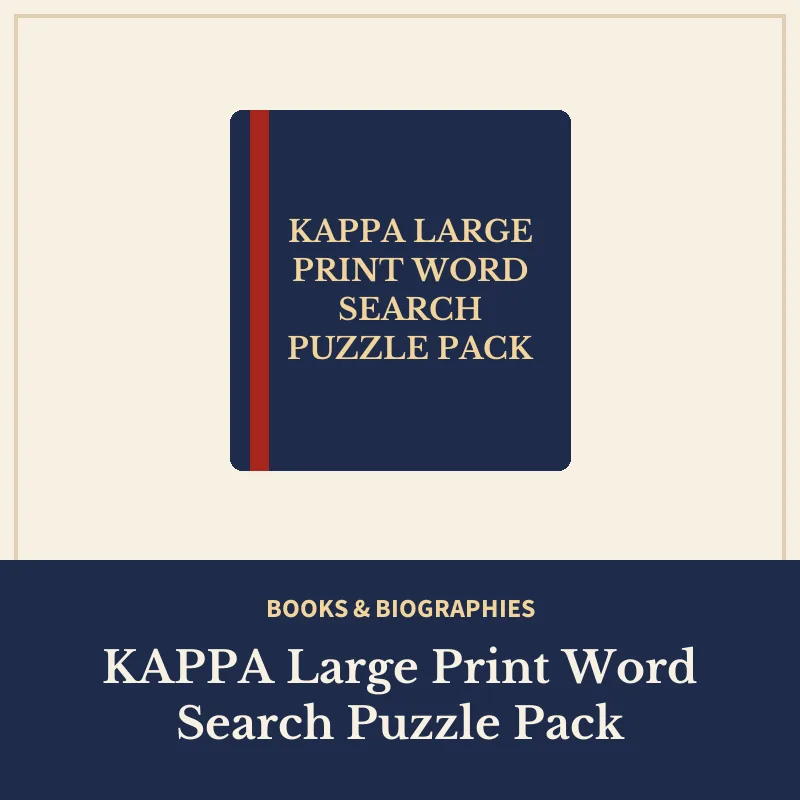Illustration: KAPPA Large Print Word Search Puzzle Pack (6 Books)