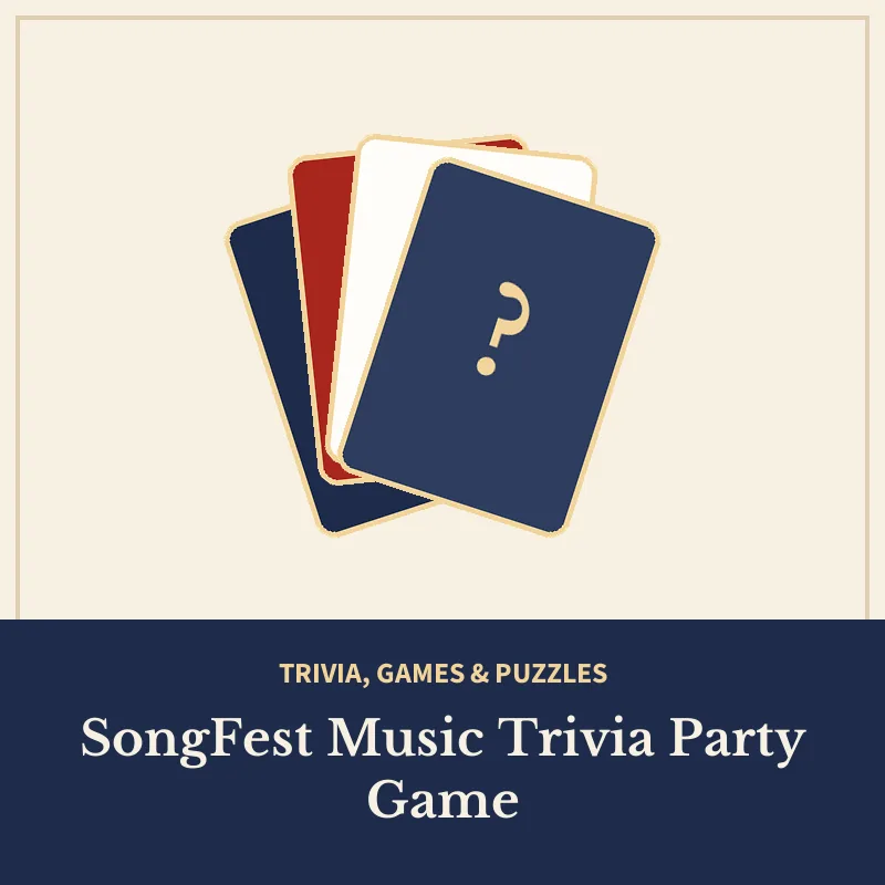 Illustration: SongFest Music Trivia Party Game